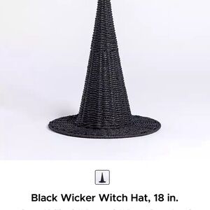 Wicker Witch Hat Set of 3 Hats!